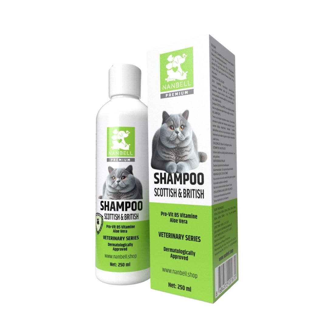 Nanbell Scottish British Kedi Şampuanı 250 ml
