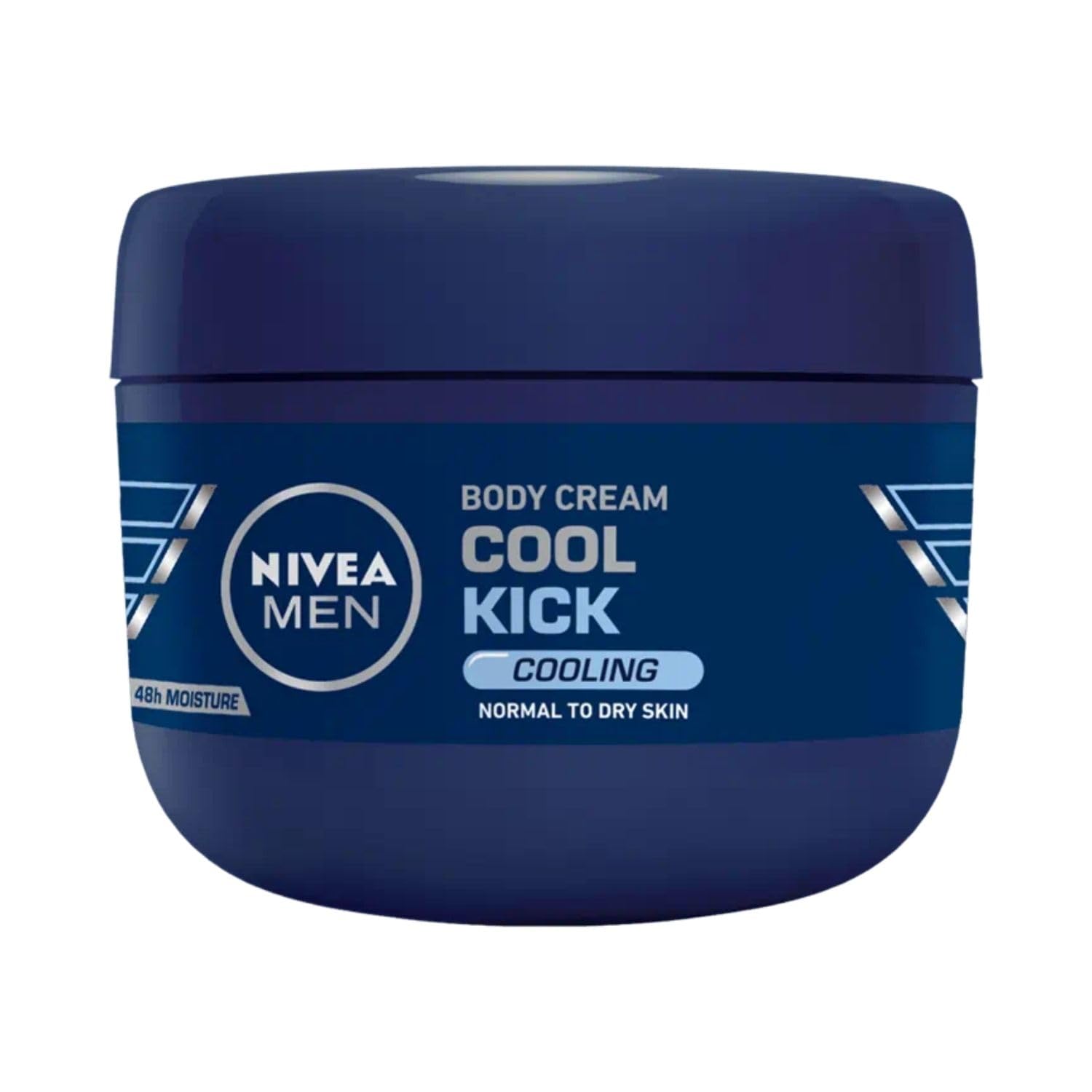NIVEA MEN Erkek Vücut Bakım Kremi Cool Kick 250ml, 48 Saat Nemlendirici, Normal Ve Kuru Cilt, Ferahlatıcı