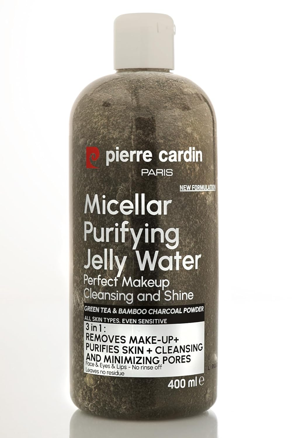Pierre Cardin Gently Cleansing Micellar Water with Charcoal Powder & Green Tea-Makyaj Temizleme Suyu