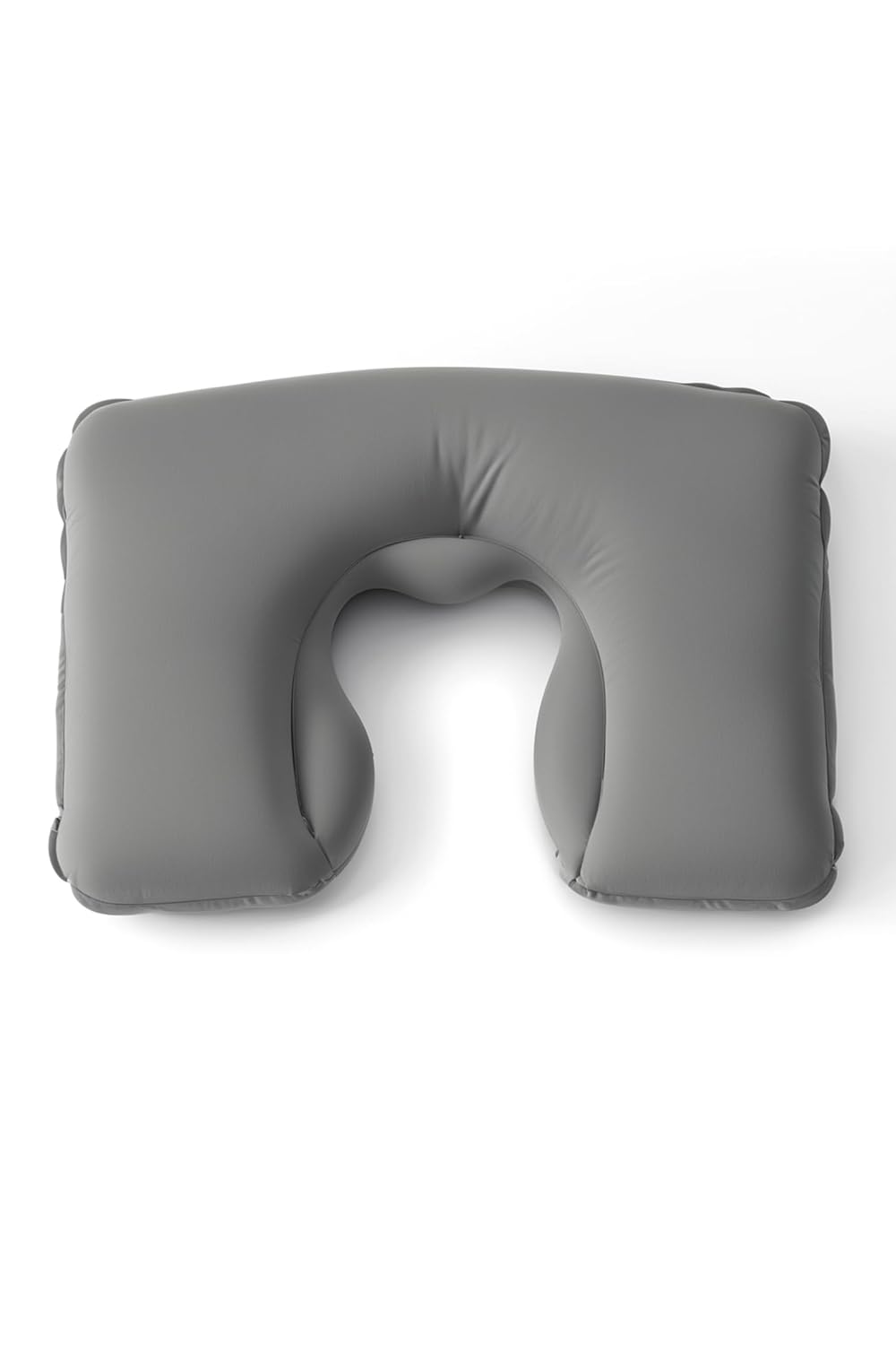 Busstier Şişme Seyahat Yastığı Boyun Destekli Taşınabilir ve Ergonomik Tasarım Uçak Araba ve Yolculuklar İçin İdeal (Gri)