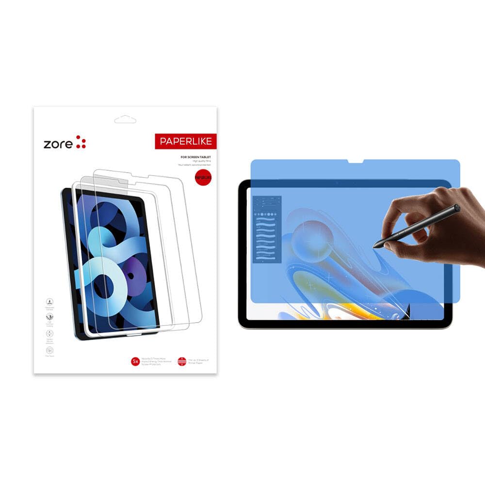 PSR Aksesuar Apple iPad Air 13 2025 M3 Zore Paper-Like Ekran Koruyucu – Kağıt Hissi, Yüksek Kaliteli HD Görüntü, Kaymaz Yüzey, Ultra İnce Tasarım