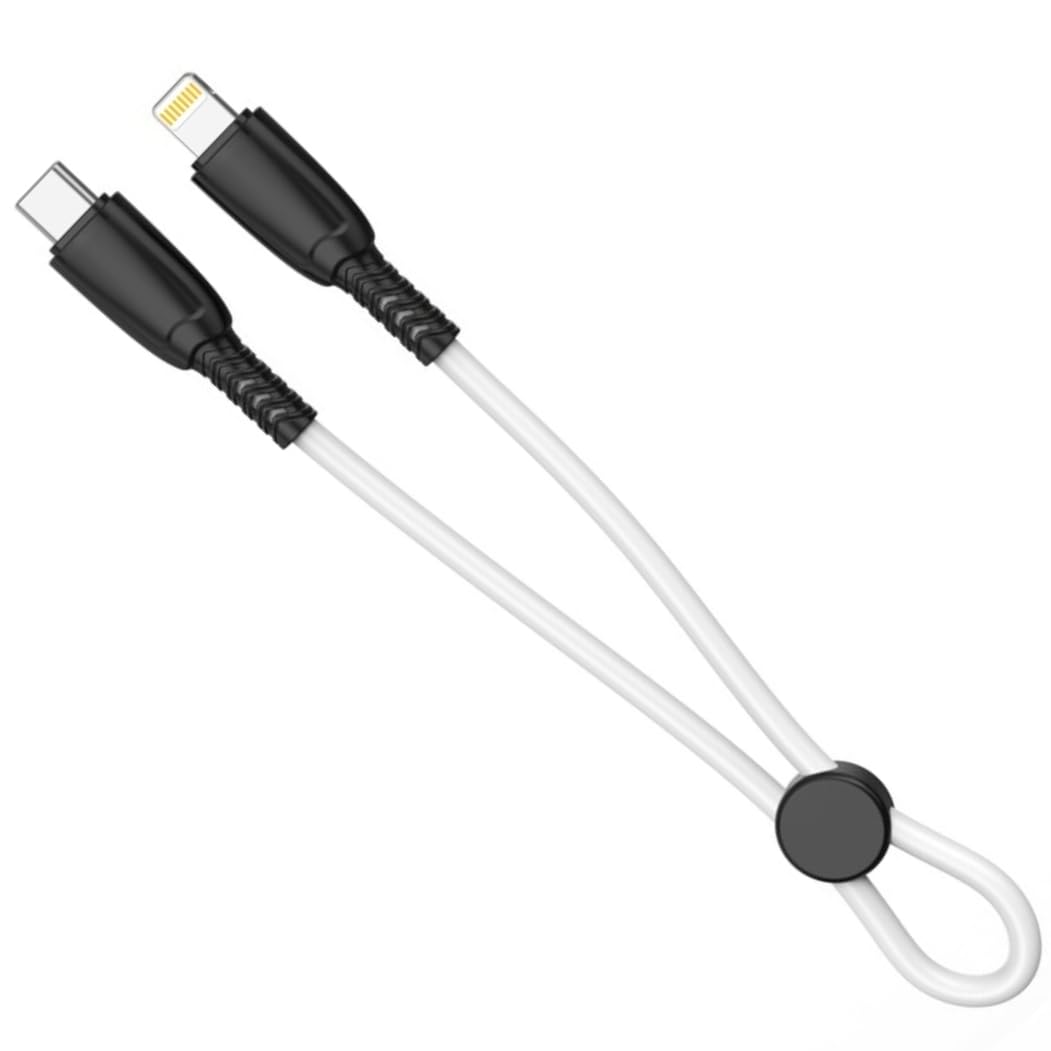 XO Simple is Beauty Lightning Type-C Şarj Kablosu NB-Q248A | Food-Grade Slikon Tasarım | 27W Hızlı Şarj Özelliği | 25cm Kablo Uzunluğu | Beyaz