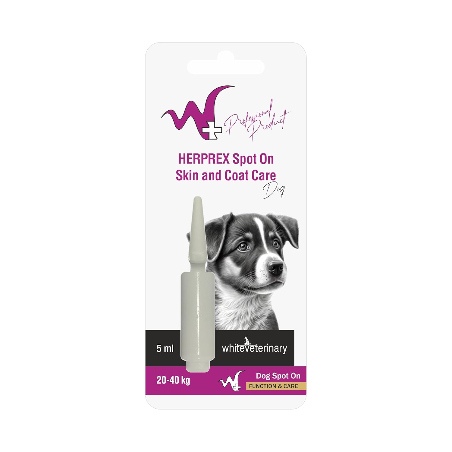 WhiteVeterinay Köpek Damlası Bit Ve Pire 20-40Kg 1ml