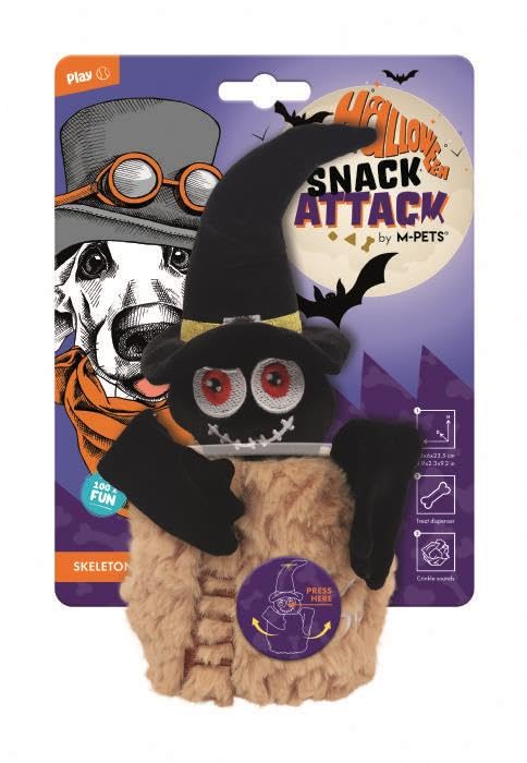 M-Pets Halloween Skeleton Snack Attack Köpek Oyuncağı