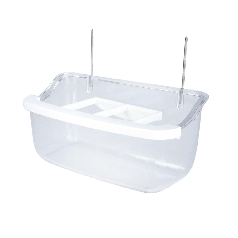 Beak's Kuş Yemlikleri, 10 cm Telli Izgaralı Yemlik, Şeffaf x 32 adet