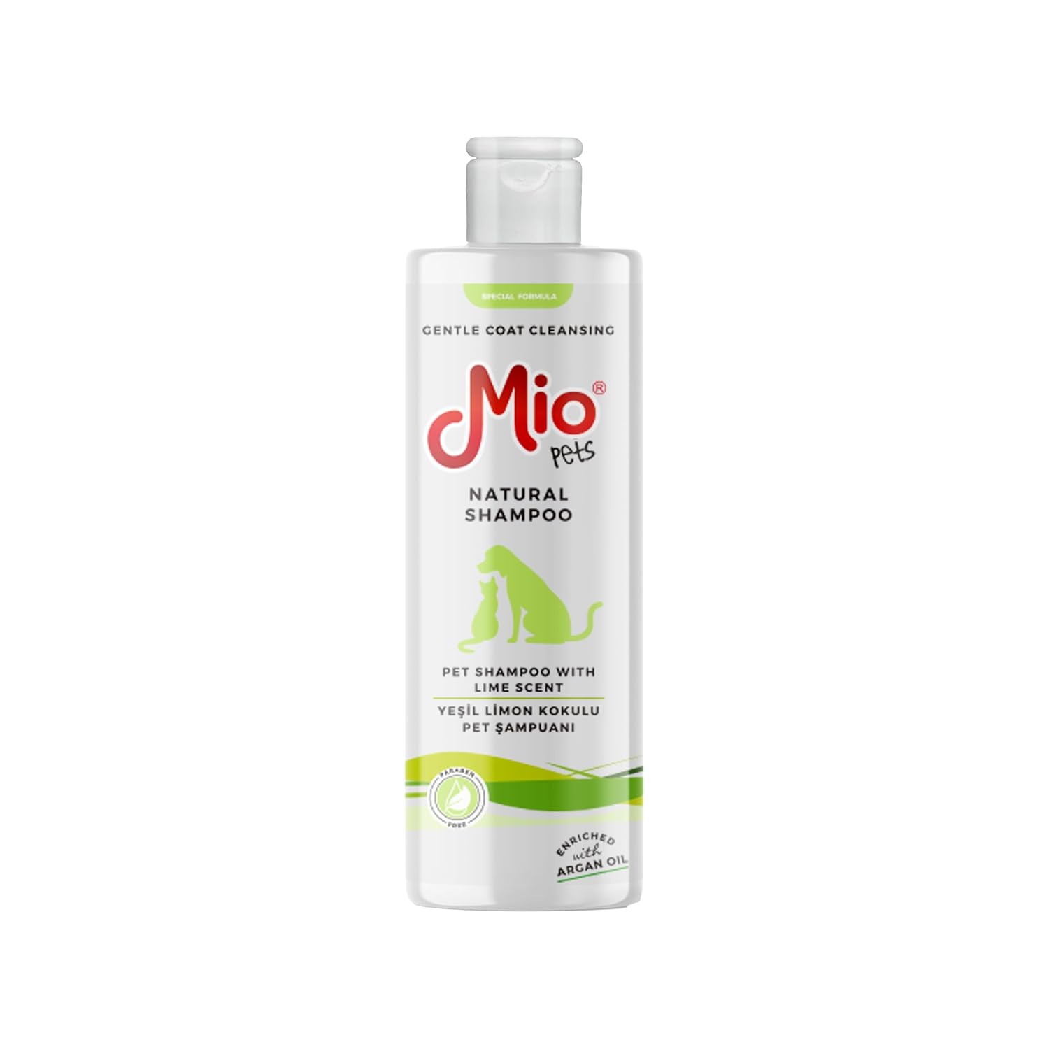 Mio Evcil Hayvan Bakım Ürünleri, Sıvı Şampuan, Lime Aromalı, 400 ml