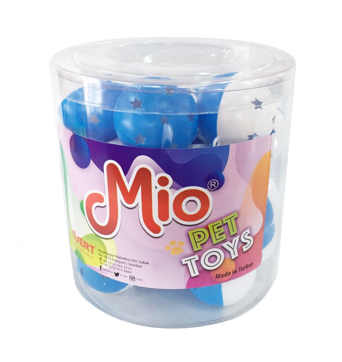 Mio Evcil Hayvan Oyuncakları, Klasik, Kedi Oyuncak 24'lü