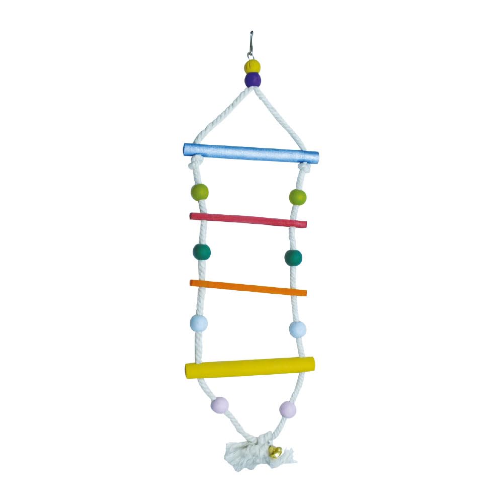 Beak's Doğal Kuş Oyuncakları, Altı Boncuklu İpli Salıncak