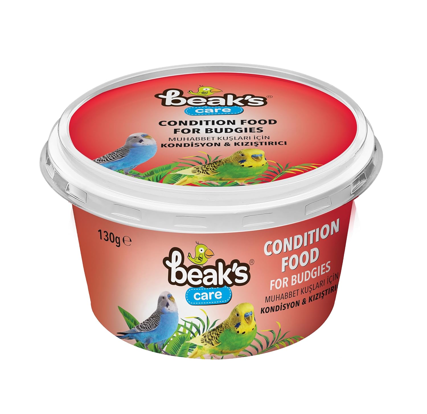 Beak's Kuşlar için Ek Besinler, Kondisyon ve Kızıştırıcı, 130 g x 4 adet