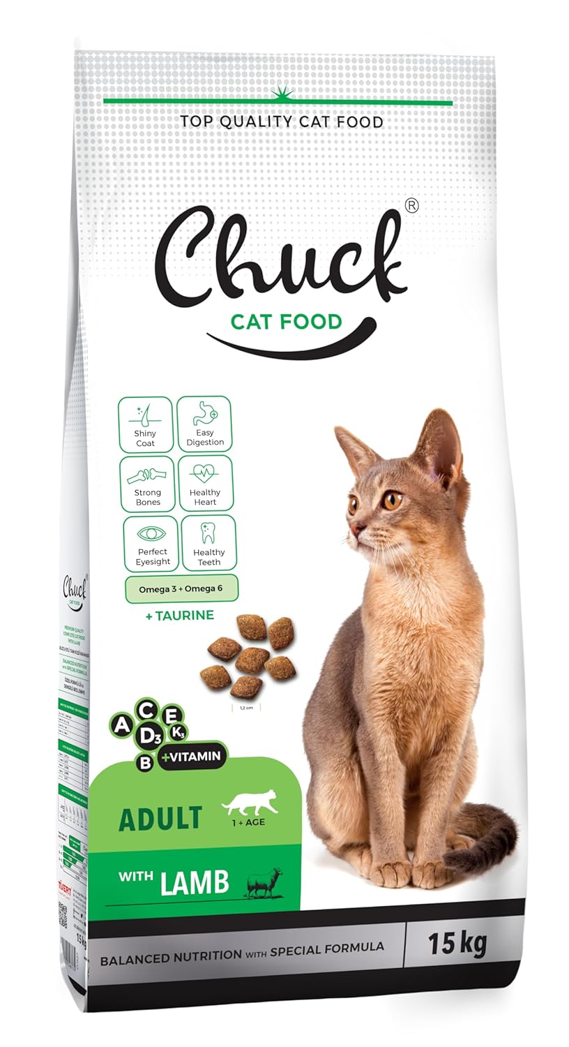 Chuck 15 kg Kuru Mama, Kedi, Kuzu Etli
