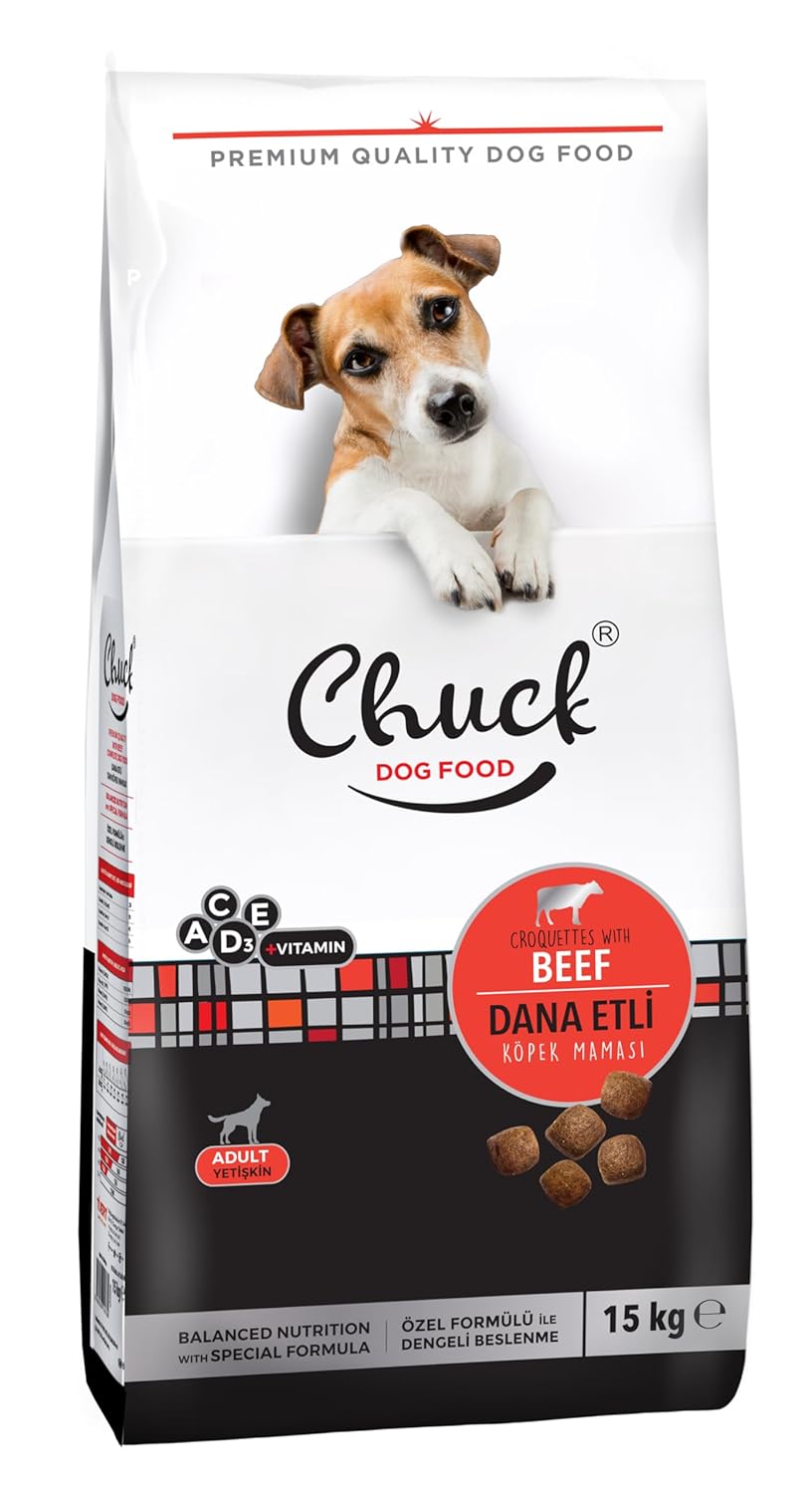 Chuck 15 kg Kuru Mama, Köpek, Dana Etli
