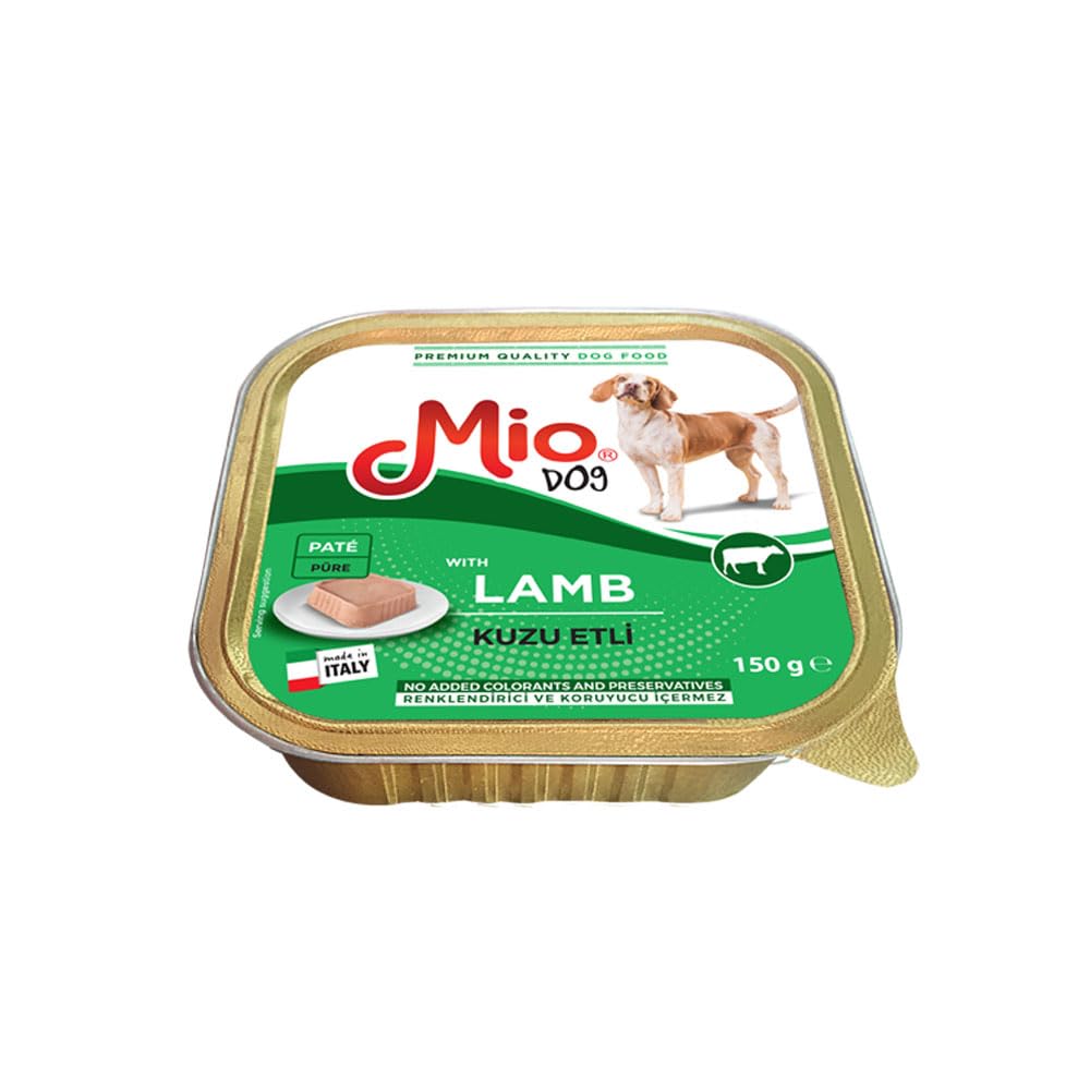 Mio 150 Gr Köpek Yaş Mama, Kuzu Etli x 24 adet