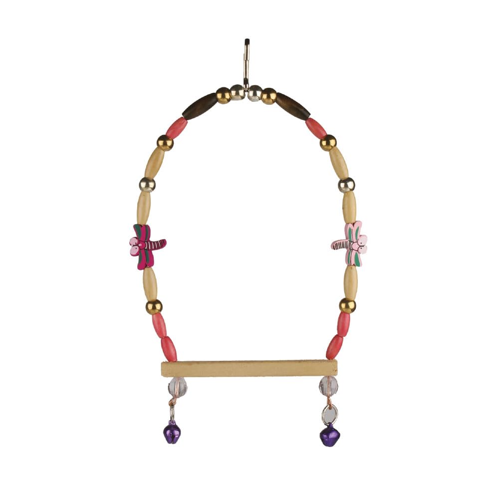 Beak's Doğal Kuş Oyuncakları, Tahta Salıncak x 5 adet