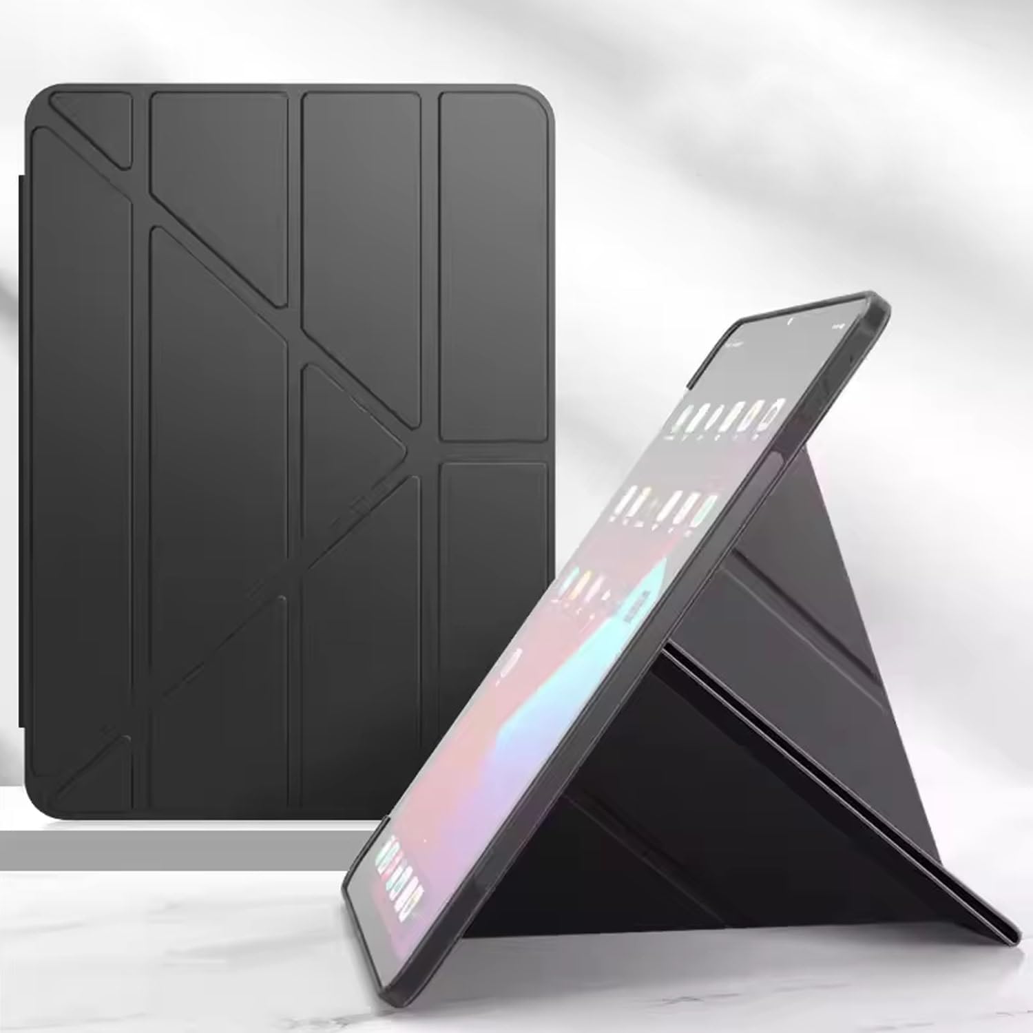 Coverzone Huawei Honor Pad X9 ile uyumlu 11.5 Kılıf Kalem Koyma Bölmeli Stand Olan Uyku Modlu Suni Deri