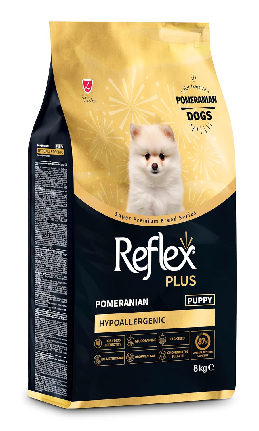 REFLEX PLUS Pomeranian Yavru Köpek Maması 8 KG