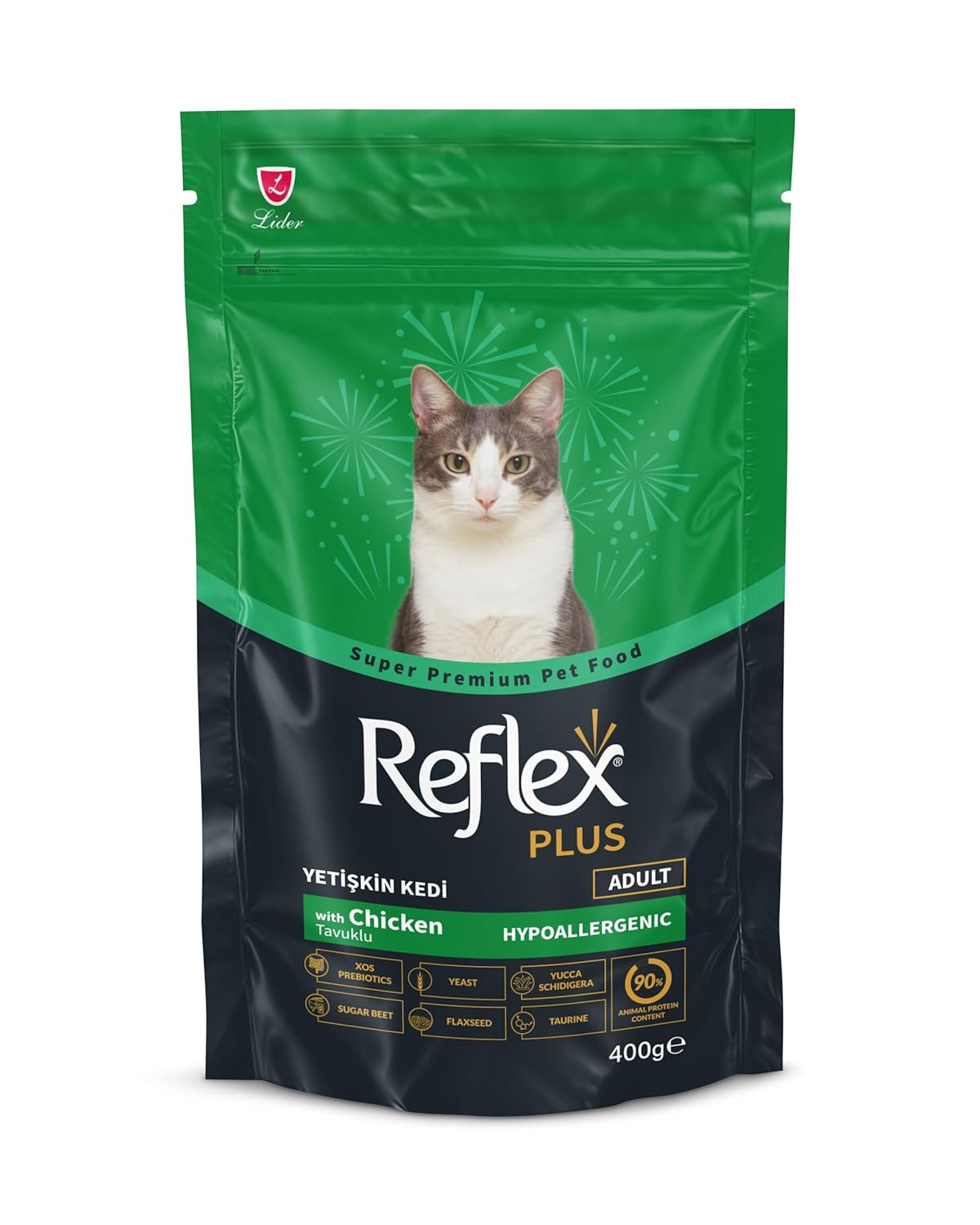 REFLEX PLUS Tavuklu Yetişkin Kedi Maması 400 G