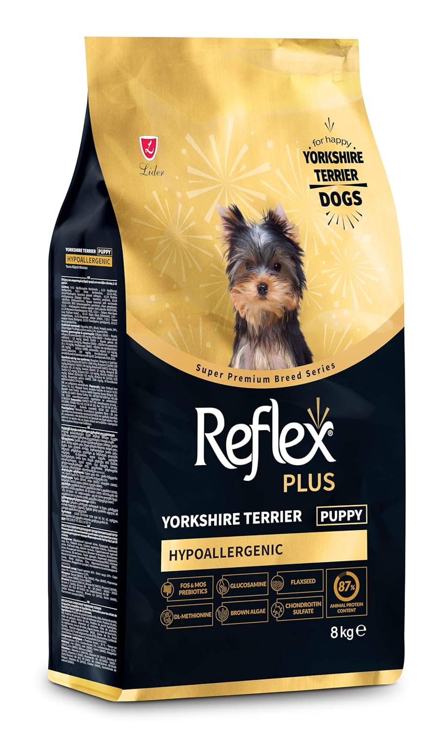 REFLEX PLUS Yorkshire Terrier Yavru Köpek Maması 8 KG