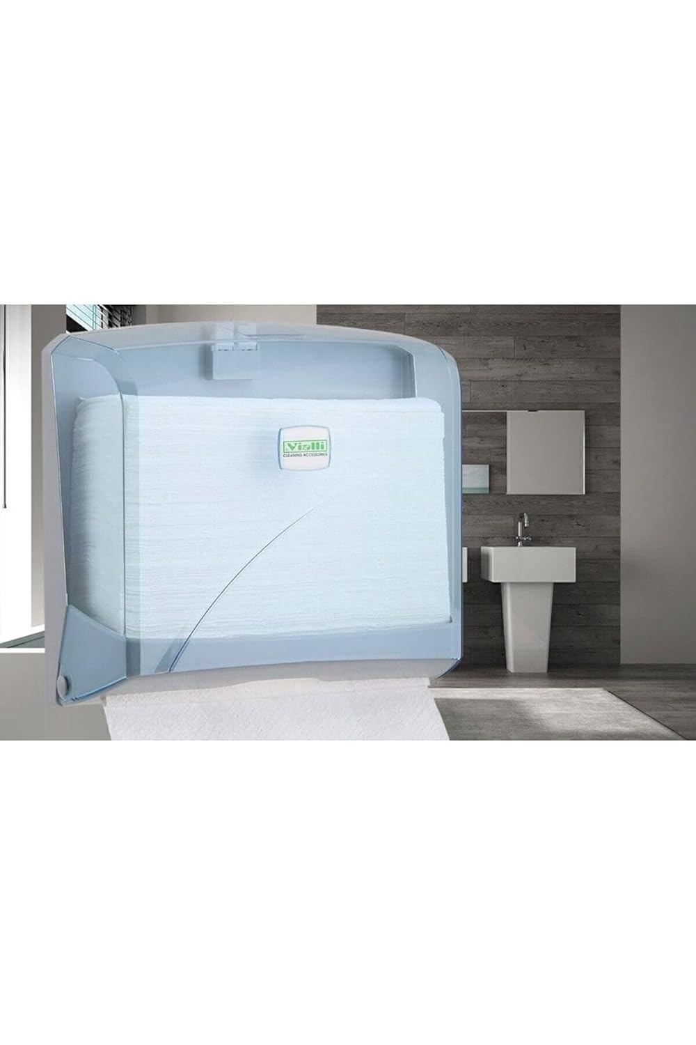 Vialli Z Katlama Dispanser Havlusu Dispanseri Abs Plastik,915