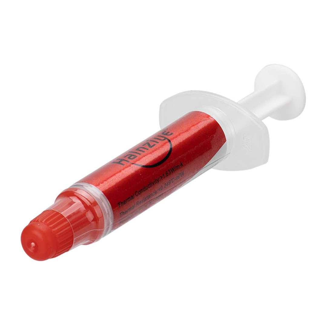 2 ADET 10 ml 1.63W/M.K Gri Şırınga Termal Macunu Işlemci Pastası Cpu Vga Yonga Radyatör Pastası Isı İletken (2)