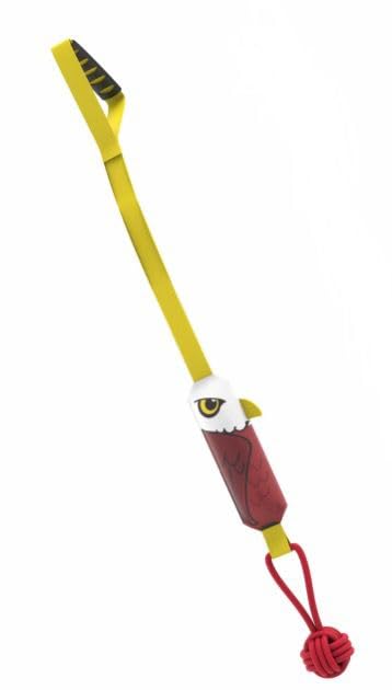 Sesli Halat Köpek Oyuncağı – Dayanıklı Çiğneme & Çekiş Oyuncağı | Köpek Balığı Şekilli, Stres Giderici, Diş Temizleyici (Kırmızı (ŞAHİN))