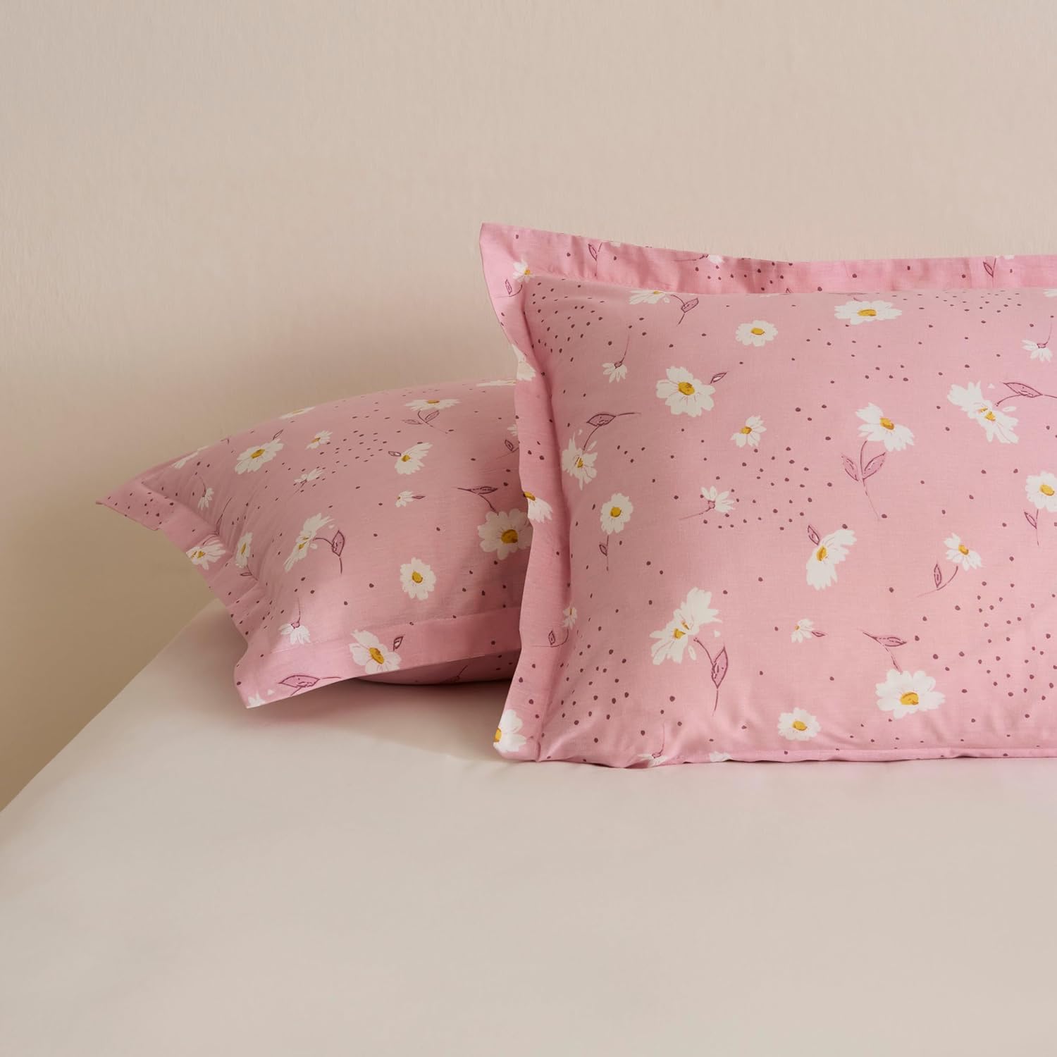 Karaca Home Daisy İkili Yastık Kılıfı Pembe