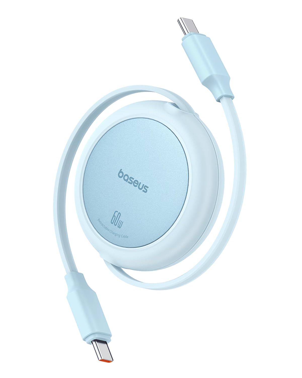 Baseus Free2 pull Makaralı Type-C 60W Kablo 1m. Mavi