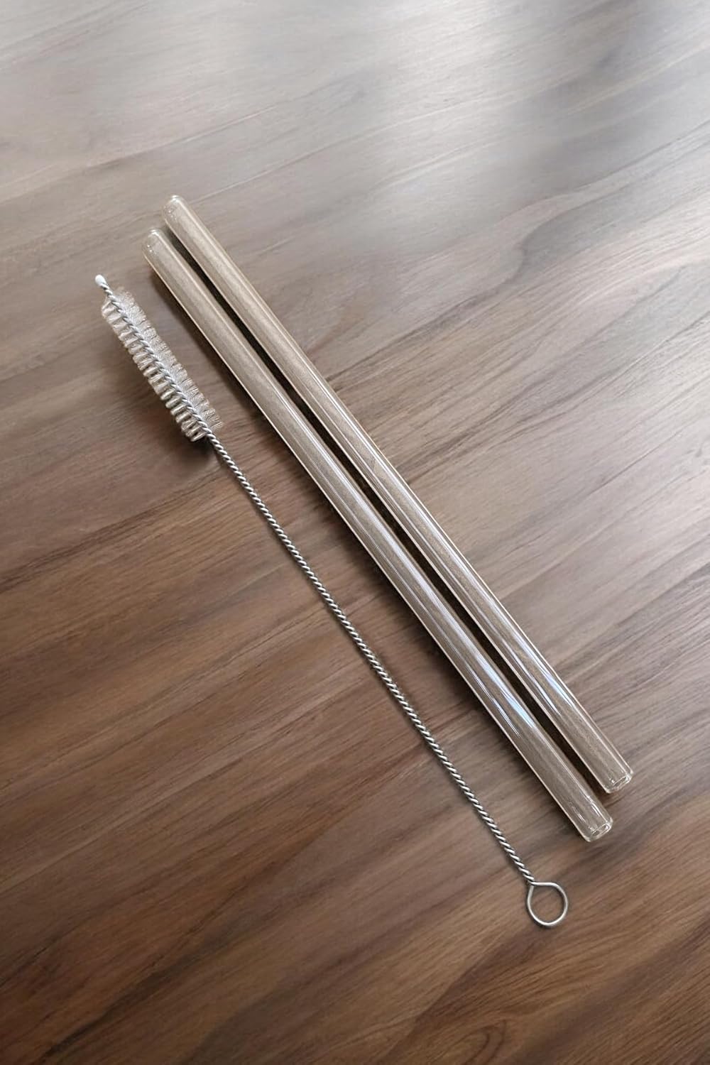 2 Adet Cam Pipet Ve 1 Adet Temizleme Fırçası - 20 Cm