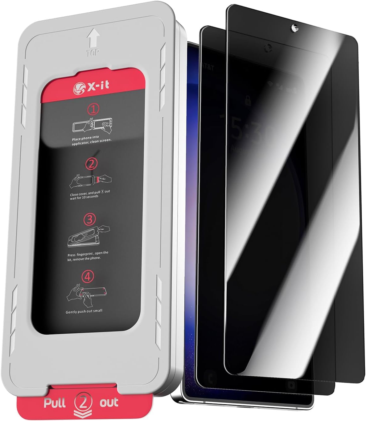 PSR Aksesuar Samsung Galaxy S23 Hayalet Ekran Koruyucu – Otomatik Hizalama, Ekstra Güçlendirilmiş Kırılmaz Cam (Galaxy S23)