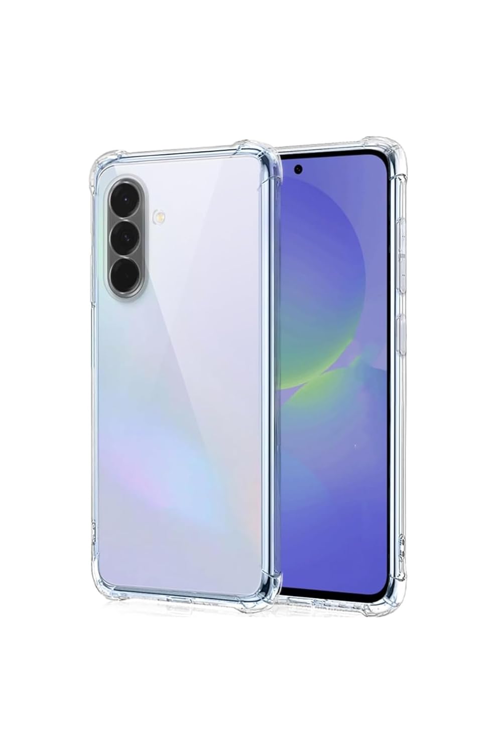 Samsung Galaxy A36 Kapak Kamera Korumalı Airbag Antishock Köşe Korumalı Şeffaf Silikon Kılıf