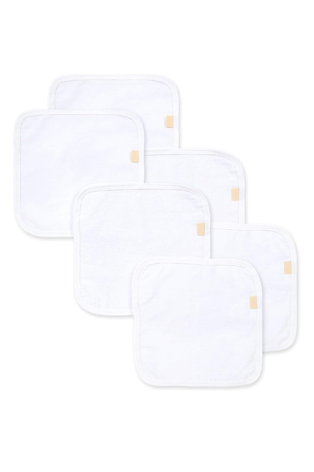 Minuche 6'lı Bebek Yıkama Bezleri -%100 Pamuk Yumuşak ve Süper Emici Örgü Yıkama Kesesi