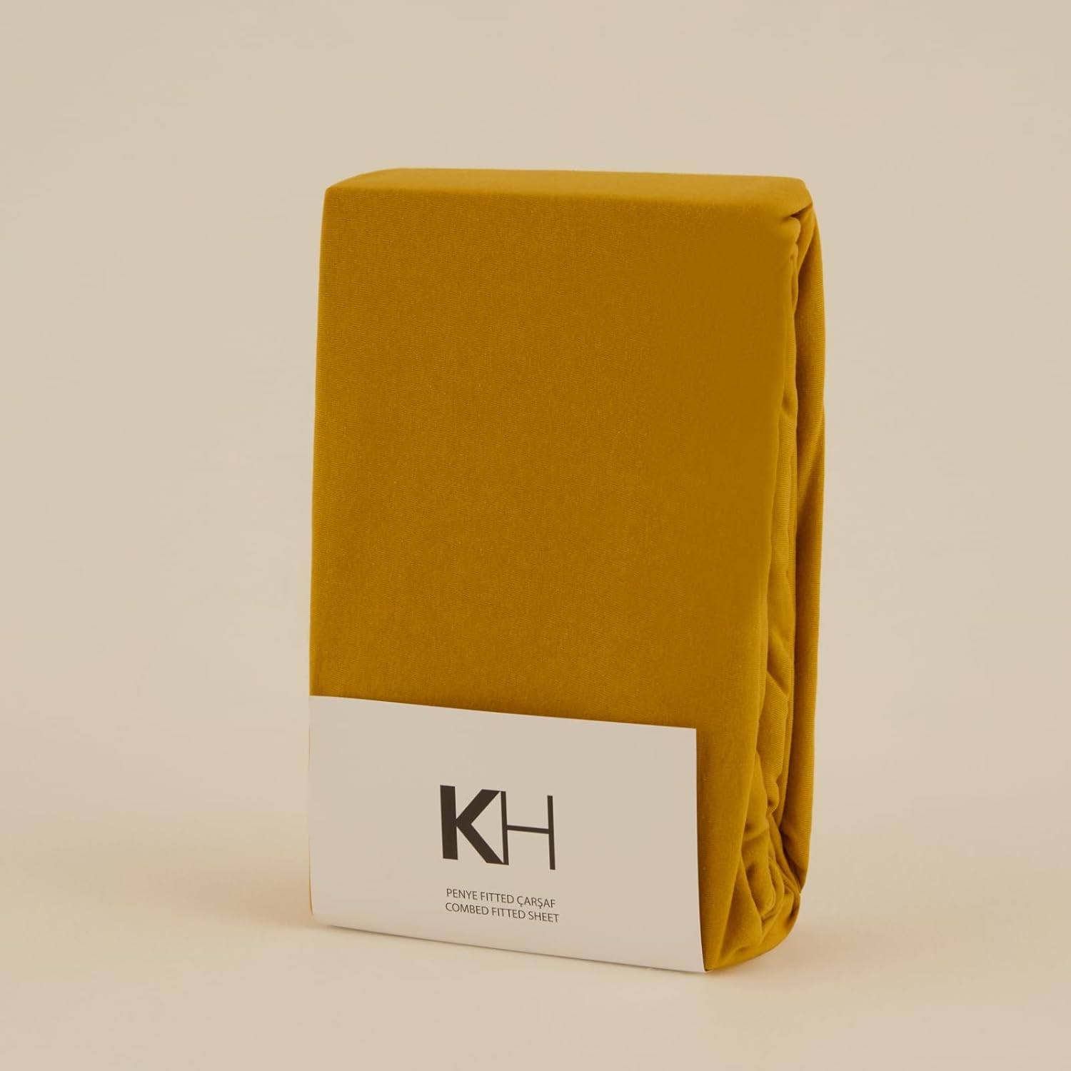Karaca Home Penye Fitted Çarşaf Tek Kişilik 100X200+30 Cm Hardal