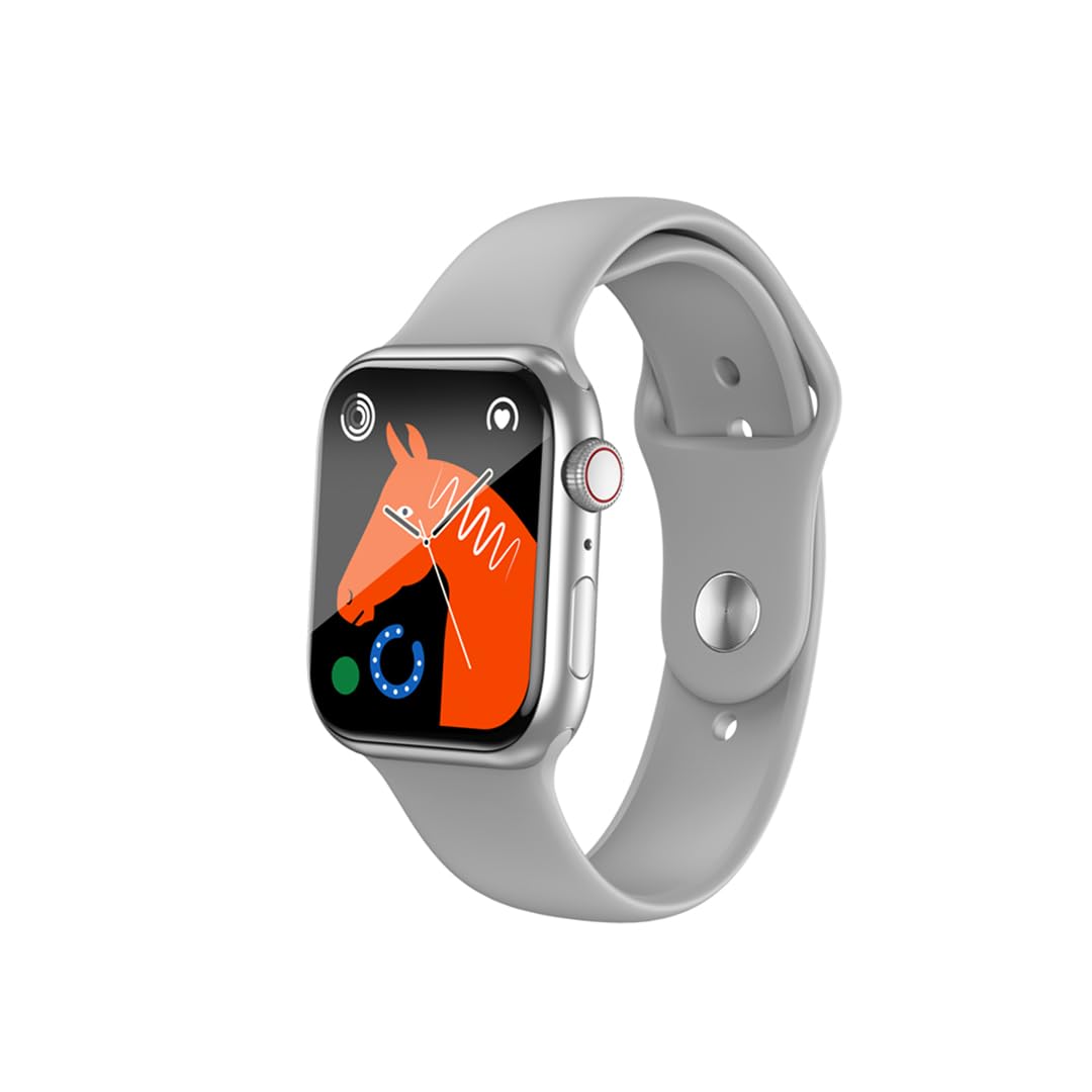 XO Simple is Beauty M250 Akıllı Saat, 1.83 inç Ekran, IP56 Su Dayanıklı, Bluetooth 5.3, Kalp Atış Ölçer, Telefonla Konuşma, Adım Sayar, Kalori Takip, Müzik Kontrol, 200 mAh (Gri)