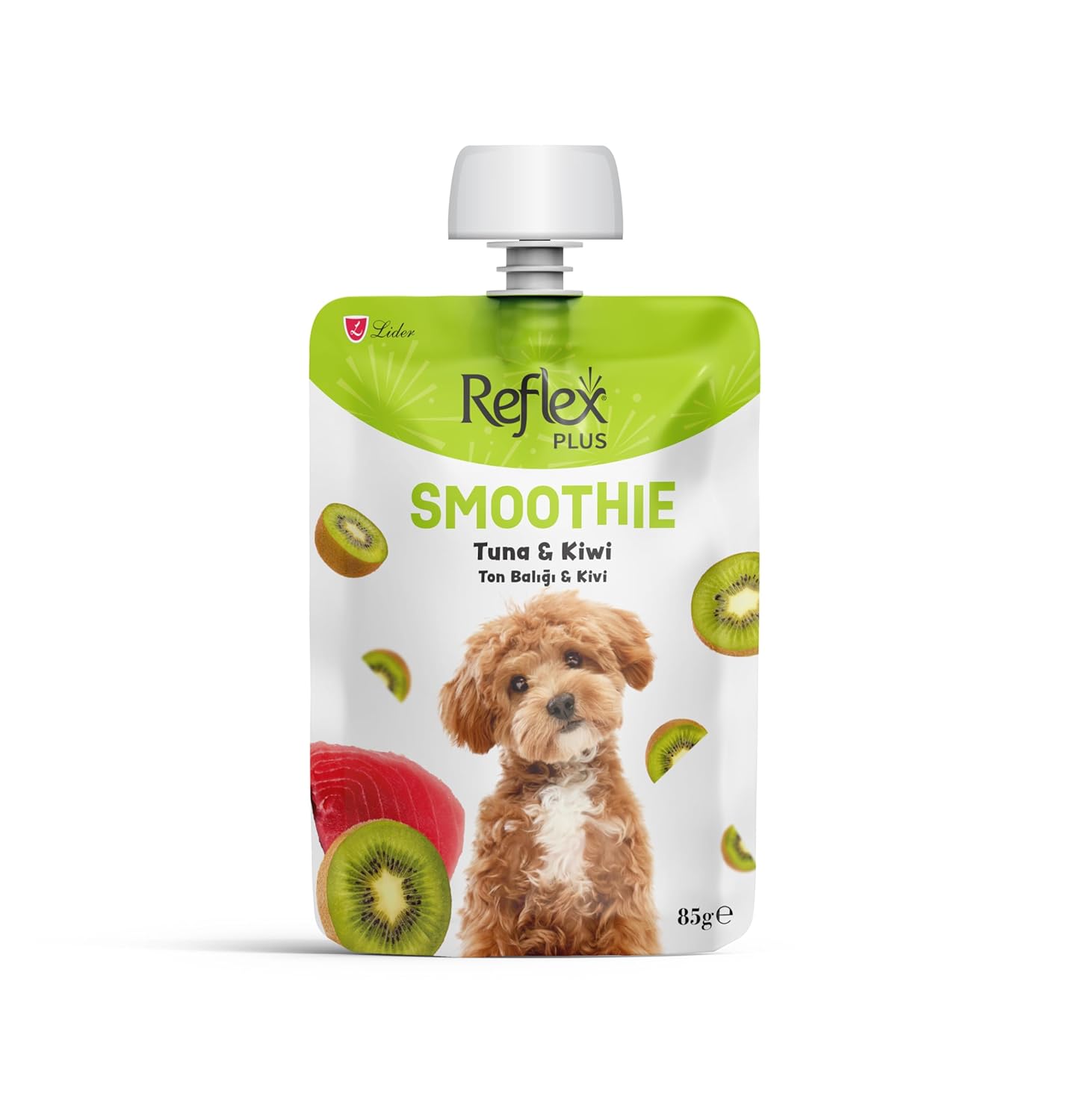 Reflex Plus Smoothie Ton Balığı & Kivili Yetişkin Köpek Sıvı Ödül Maması 85 gr