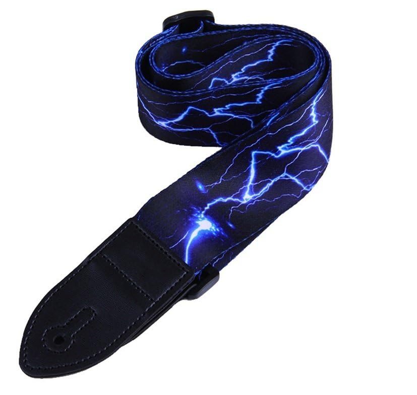 RJGAG Gitar Askısı Night Lightning (88-146 cm)