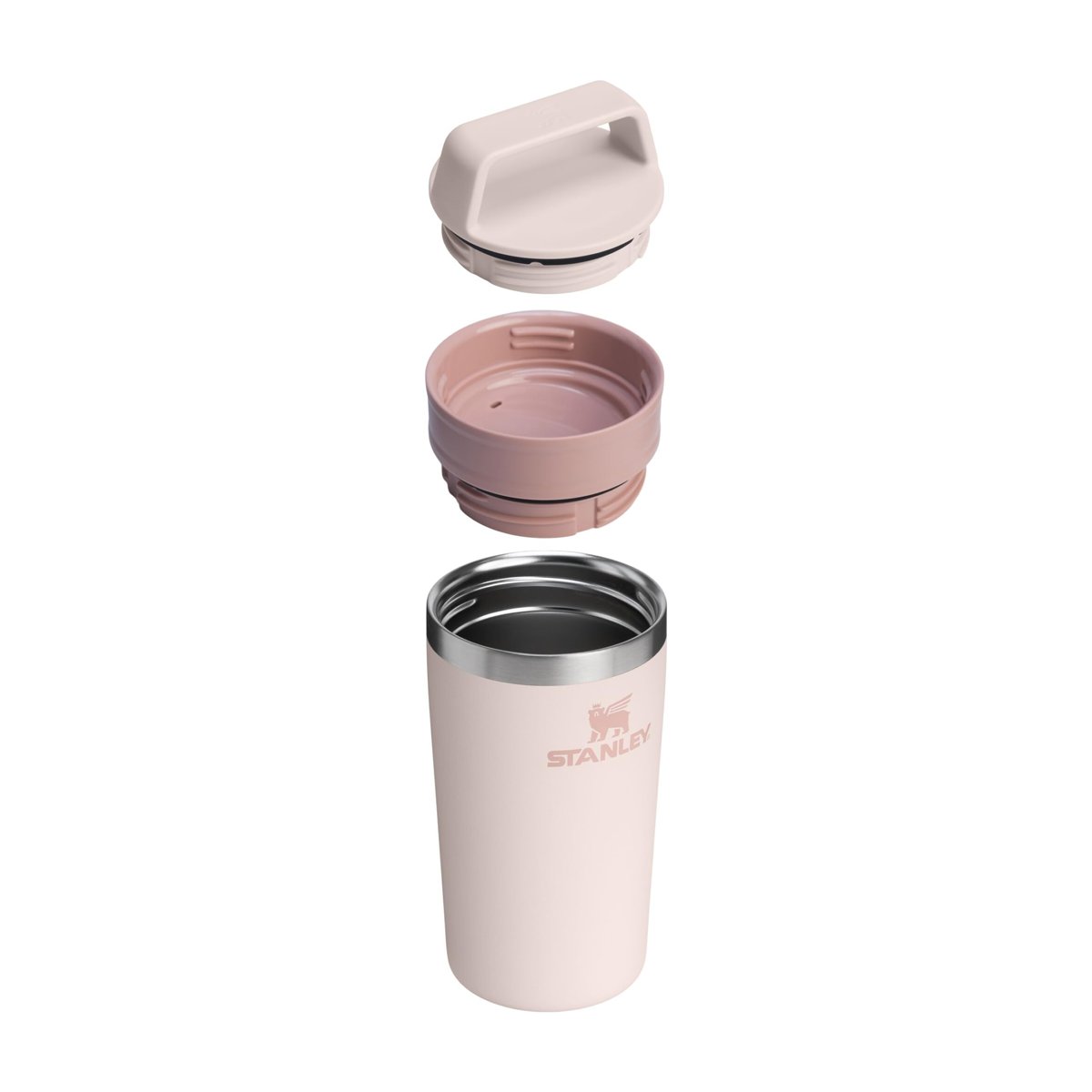 STANLEY Café-to-Go Termos Bardak 0.35 Litre - Pembe Kuvars (Rose Quartz) | Paslanmaz Çelik