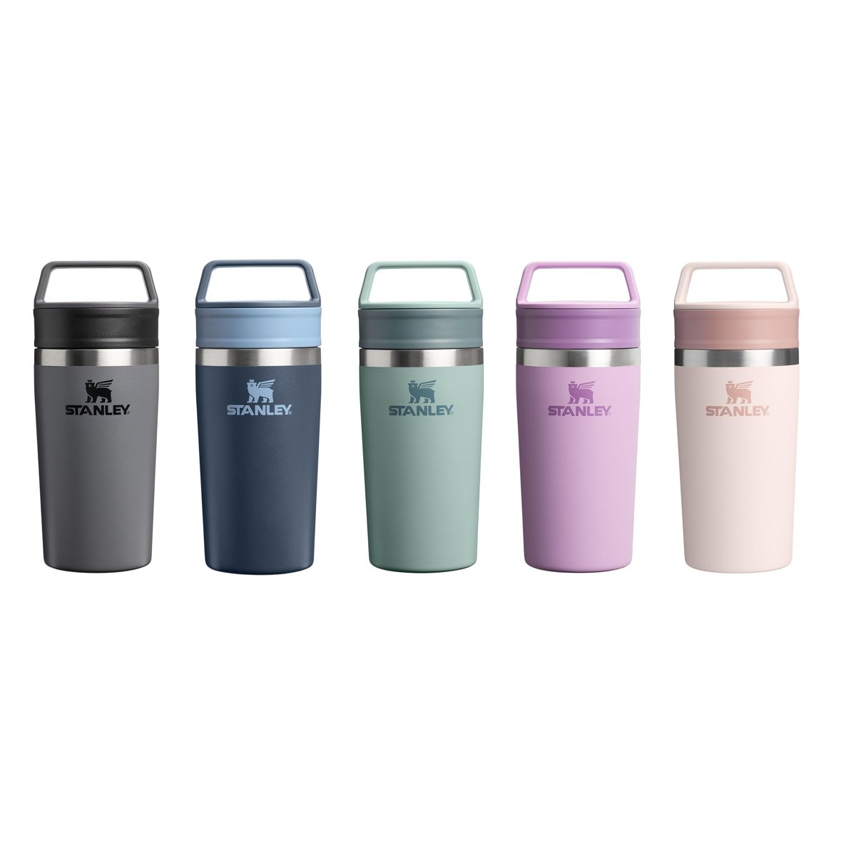 STANLEY Café-to-Go Termos Bardak 0.35 Litre - Pembe Kuvars (Rose Quartz) | Paslanmaz Çelik