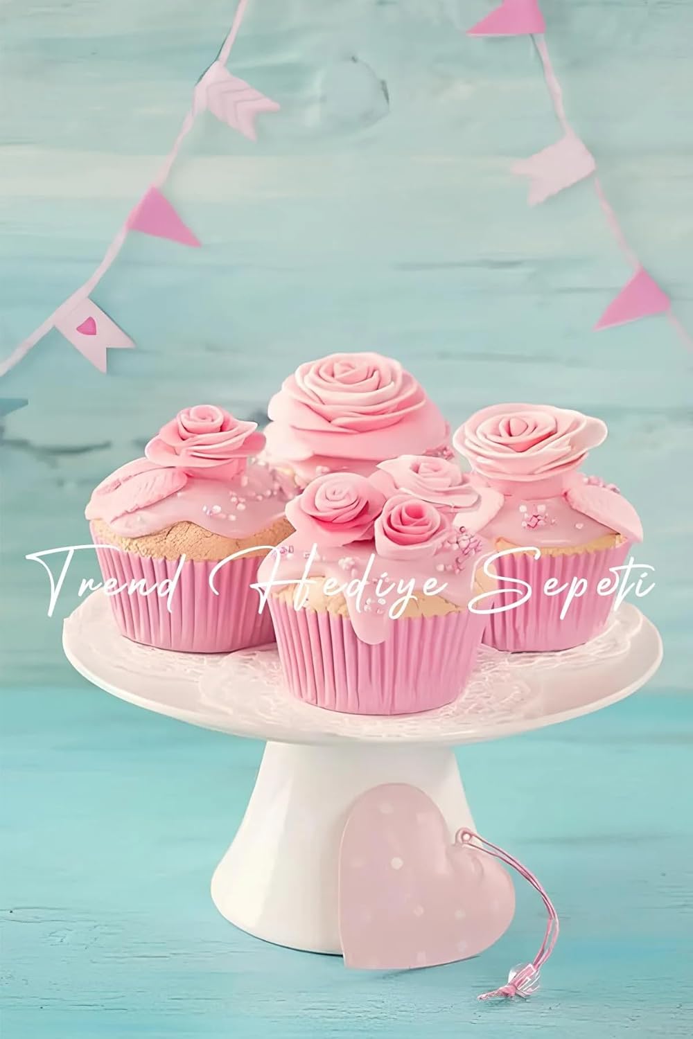 Takribi 200 Adet Standart Boy Pembe Muffin Kek Kalıbı, Browine Kalıbı 40x30 Mm, Cupcake Kağıdı Doğum Günü Parti Dekorasyonu için