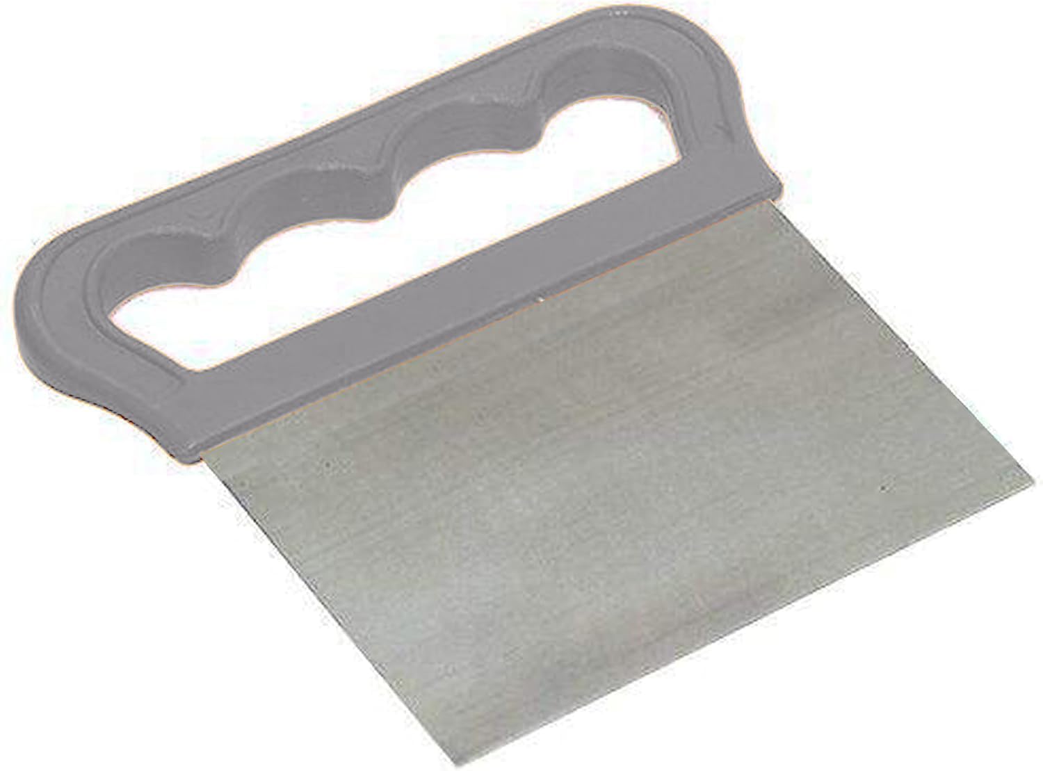 Promosyonca Metal Hamur Kesici Spatula, Ergonomik Saplı, Paslanmaz Çelik (Antrasit Gri)