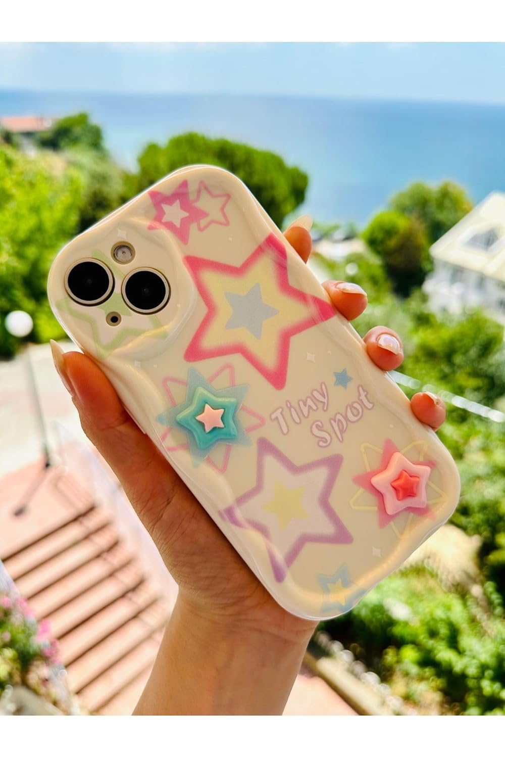 Go Aksesuar Iphone 14 Plus Ve 15 Plus ile Uyumlu Kamera Korumalı 3d Oyuncak Tasarımlı Silikon Kılıf