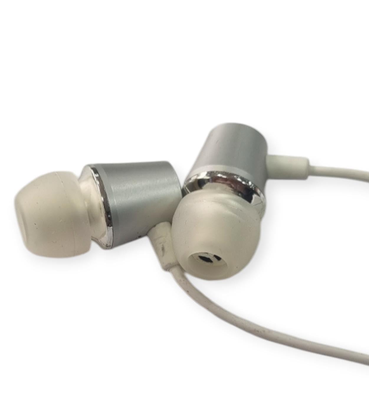 HEARTZ ÇOK SAĞLAM METAL UÇLU KULAK İÇİ METAL JACK LI ÇİVİ JACK KABLOLU MİKROFONLU TELEFON KULAKLIĞI - TAM BİR FİYAT PERFORMANS ÜRÜNÜ HARİKA KAMPANYA FİYAT !!!!!!! (İNCİ BEYAZ 50)