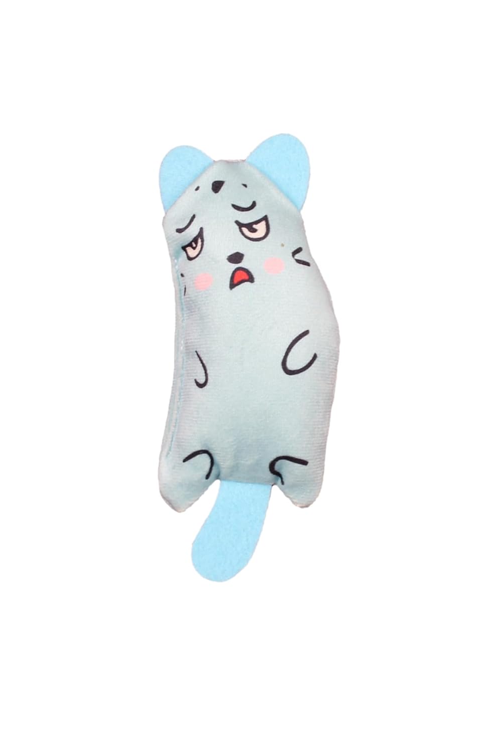 TİNEKE Peluş Kedi Oyuncağı Kedi Otlu Catnipli Mavisi 1 Adet