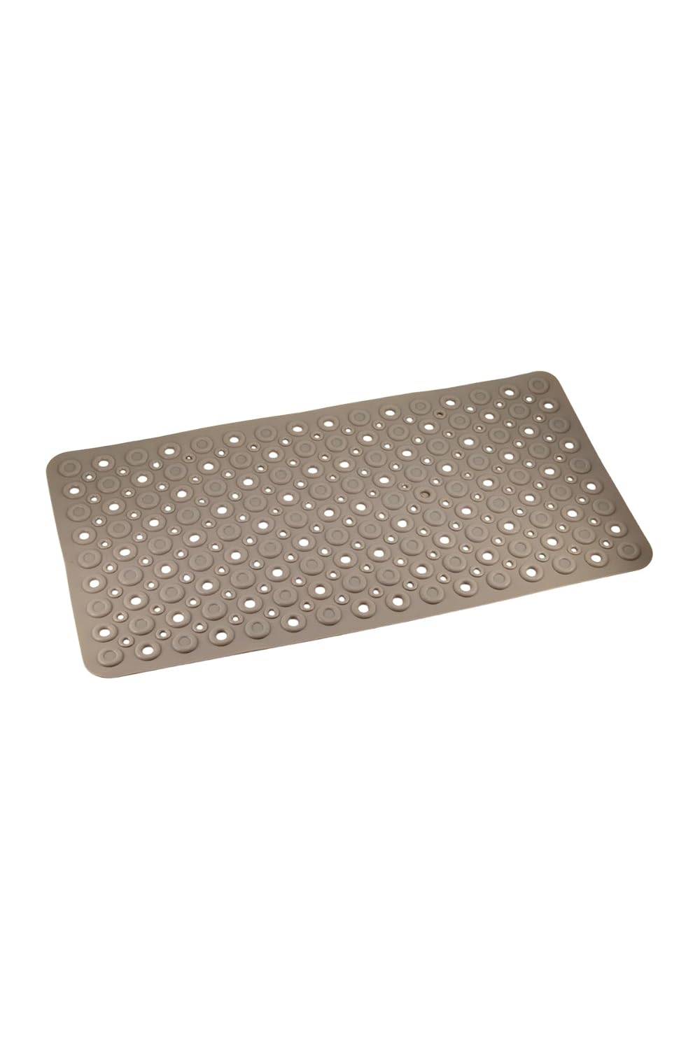 Efe Mark Premium Serisi Banyo - Küvet İçi Kaydırmaz Vantuzlu Oluklu Desenli Diktördgen Paspas 67,5 x 34,5 cm, Krem