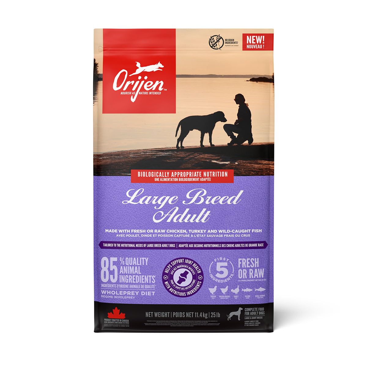 Orijen Büyük Irk Yetişkin Köpekler Köpek Maması 11,4 kg