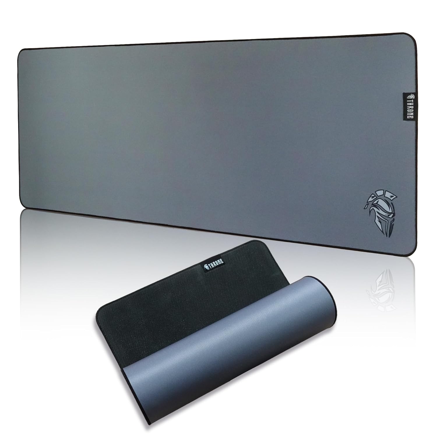 Throne Moon Gray 80x30cm Hybrid Yüzey - 4mm Kalınlık - Özel Yüzey Altı Dikiş - Kaydırmaz Zemin XL Premium Mousepad