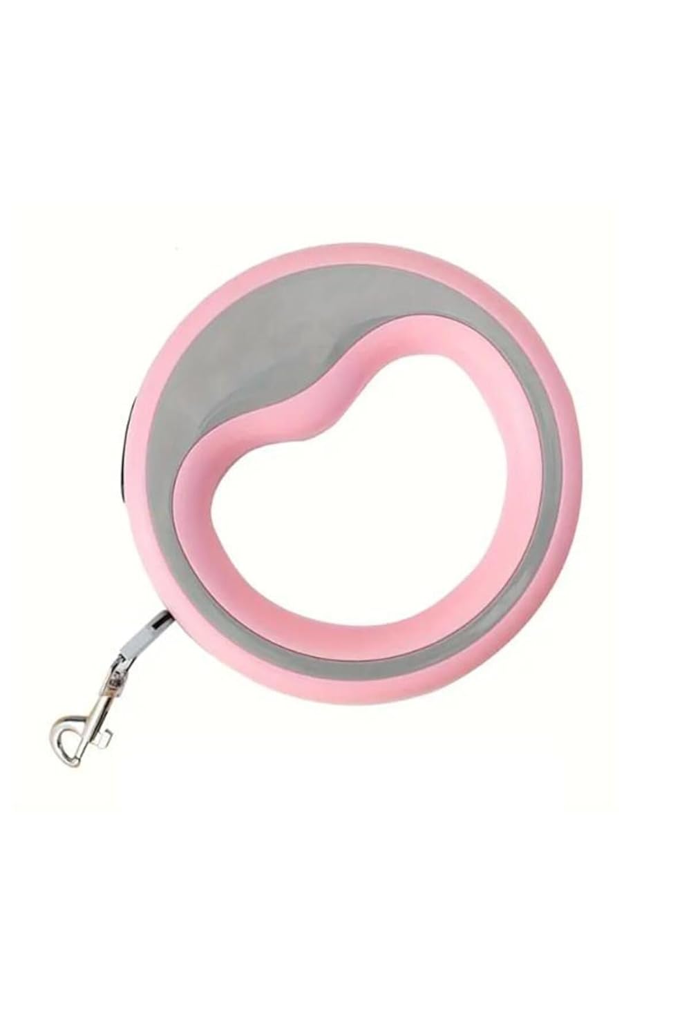 Glipet Yuvarlak Şeritli Otomatik Köpek Gezdirme Tasması 2.5 Metre 20 Kg Pembe