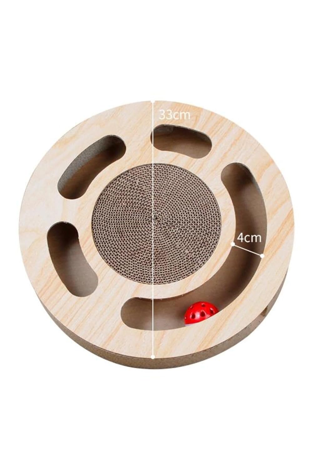 Glipet Yuvarlak Karton Kedi Tırmalama Standı Toplu 33x6 Cm