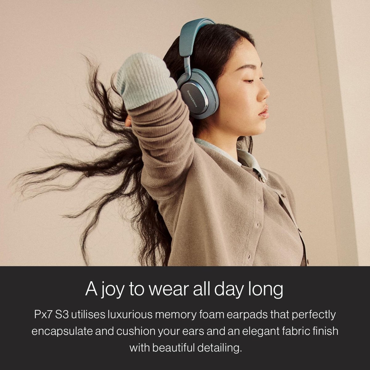 Bowers & Wilkins PX7 S3 Canvas White Kulaküstü Kulaklık