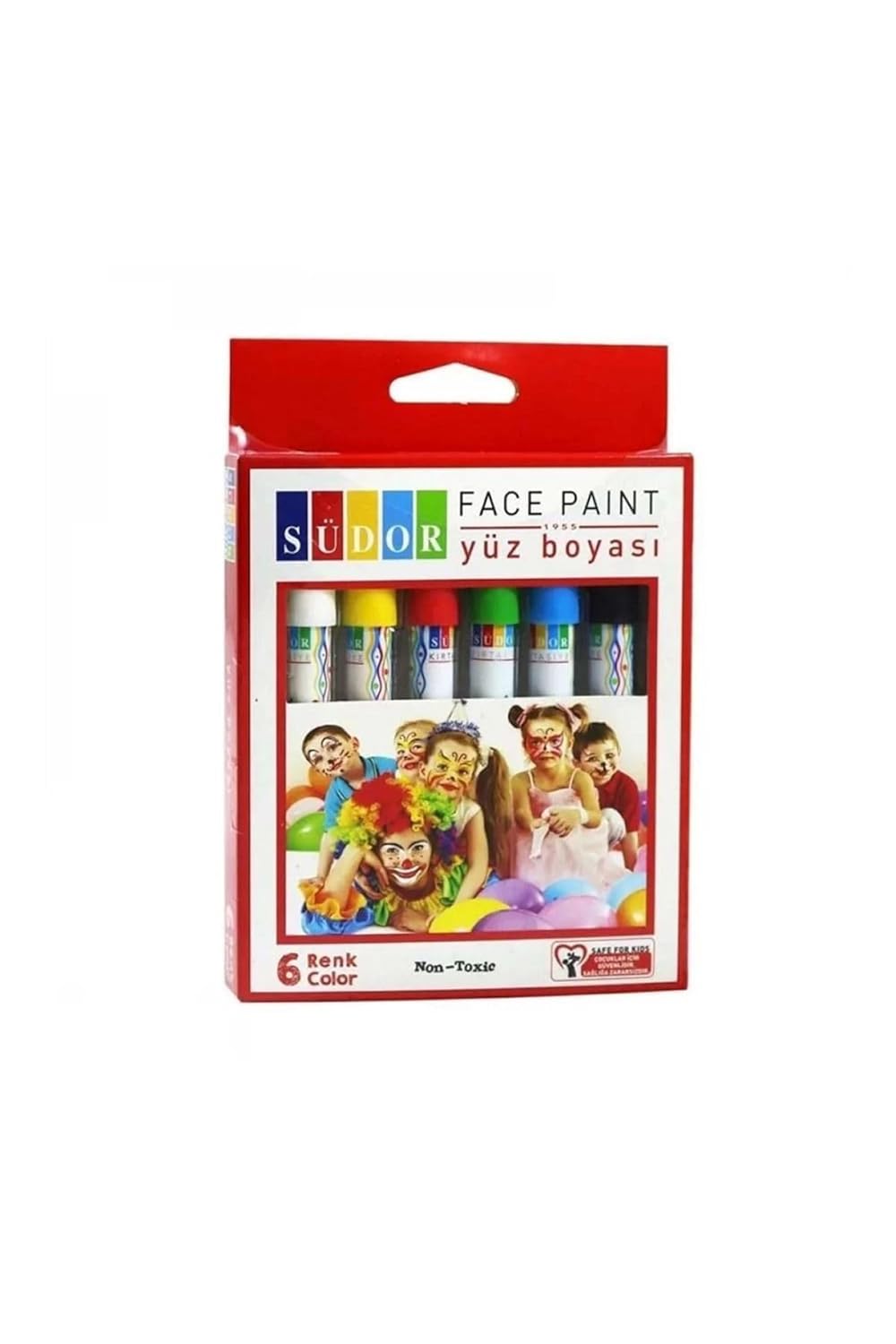 Südor Yüz Boyası 6’Lı Yb01 Çok Renkli