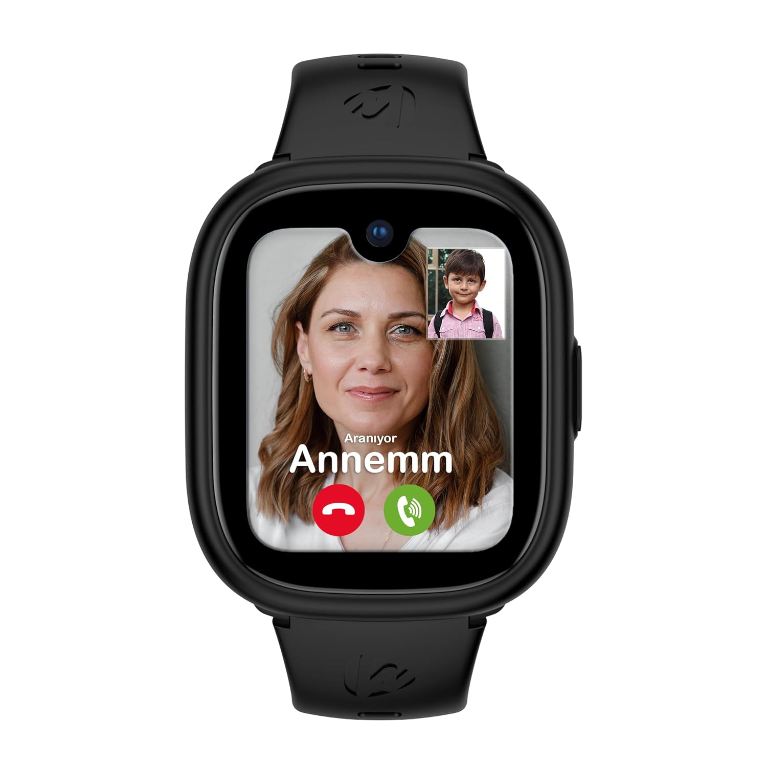 Wiky Watch 5 Plus Çocuk Akıllı Saat - Görüntülü Arama, Gps, Sos, Sağlık Takibi, Güvenli Alan (Siyah)