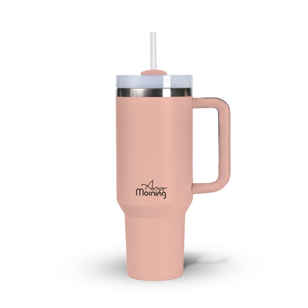 Any Morning Vaha 1200 ml Termos Mug, 3 Kademeli Çevirmeli Kapak, Açık Somon SI2440217